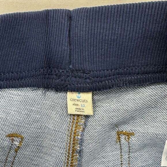 J. Crew Crewcuts Kids New Fit Drawstring Stretch Jean Size 12 Blue - Picture 2 of 13